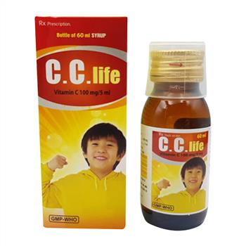 Siro tăng cường đề kháng C.C.life giúp tăng cường đề kháng, nhanh khoẻ và lành vết thương Ez pharmCY