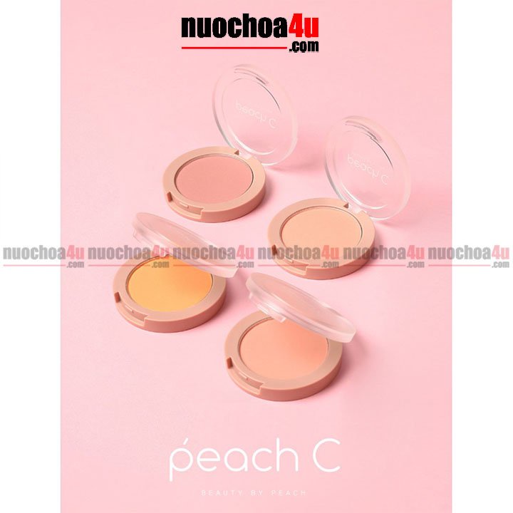 Má Hồng PEACH C - Peach Cotton Blusher 5g  Rose P Cheek