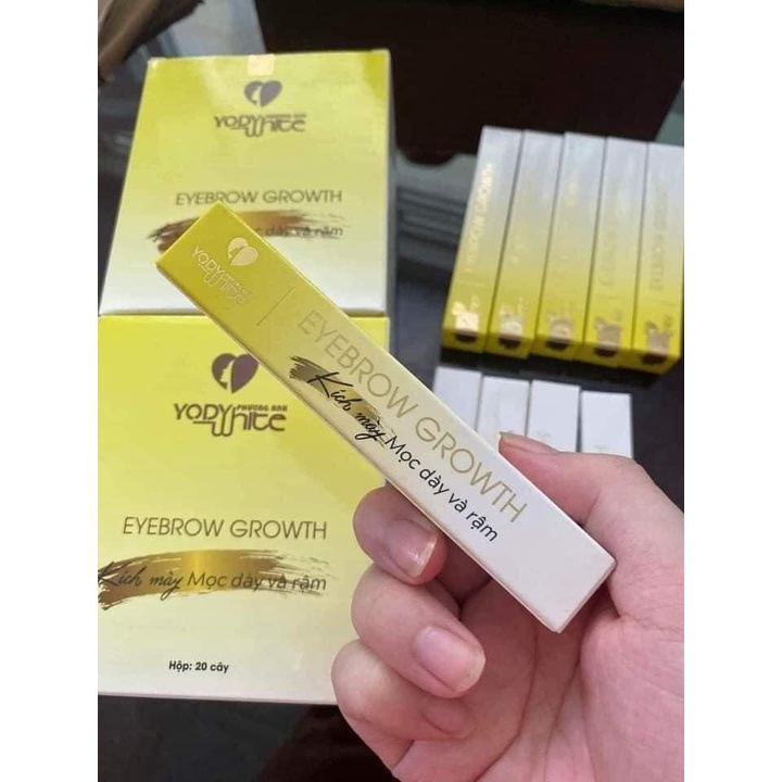 Dưỡng kích mọc mày Yody White Phương Anh - Kích mọc mày Eyebrow Growth giúp chân mày khỏe sâu từ bên trong