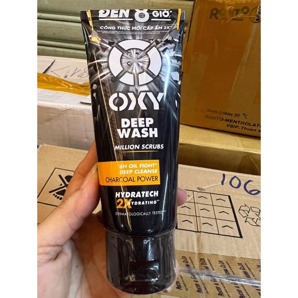 Kem rửa mặt Oxy dành cho nam- Oxy Deep Wash 100g
