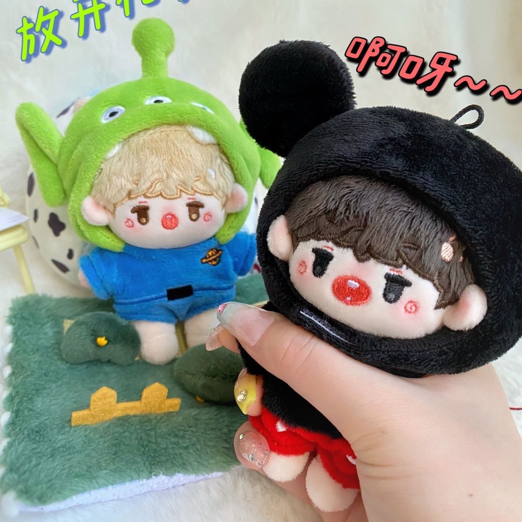 Búp Bê Nhồi Bông Cotton 10cm Đáng Yêu