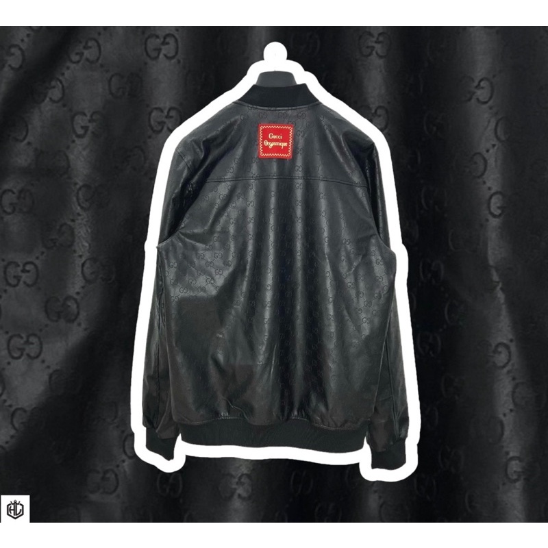 ❓Hot hit❓áo bomber gucci bản da nam nữ mùa đông new siêu nét✅