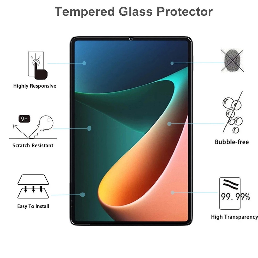 Kính Cường Lực 2 Trong 1 Bảo Vệ Màn Hình Máy Ảnh Cho Xiaomi Redmi Pad 10.61 Inches Mi Pad Redmi 10.61