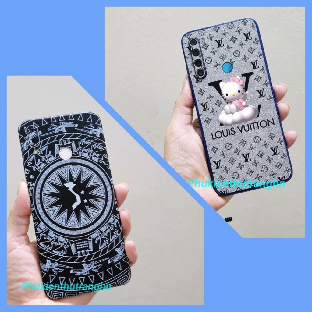 Dán skin mặt lưng trống đồng vân nổi 3D - mặt lưng kim tuyến in logo IP X XR Xsmax IP 14 14 Pro 14 Plus 14 Pro Max
