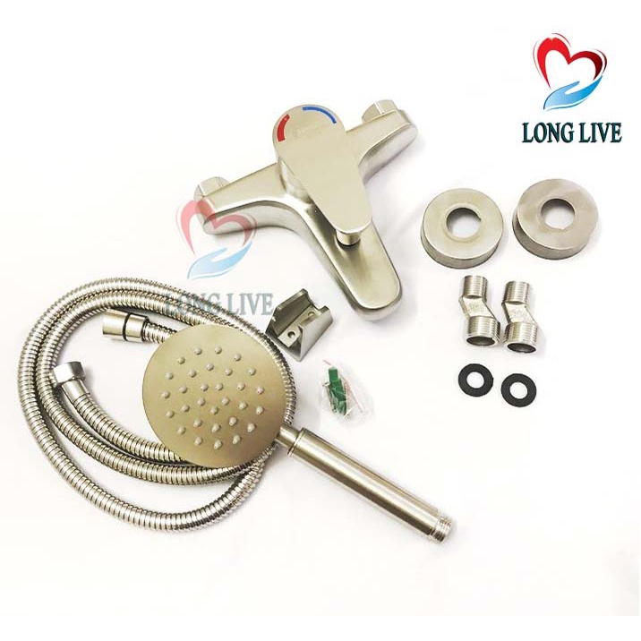 Bộ củ sen tắm nóng lạnh cao cấp CS01 Inox sus 304