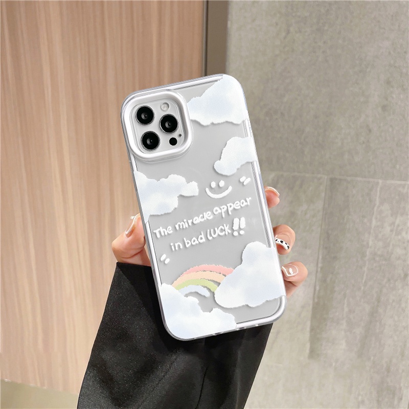 Ốp Điện Thoại Tpu Mềm Trong Suốt Chống Sốc 3 Trong 1 Cho IPhone 11 13 12 Pro Max XR XS Max X 7 8 Plus SE 2020