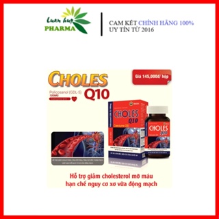 Choles q10 sanofa  coenzyme q10  - viên uống giảm mỡ máu, người cao huyết - ảnh sản phẩm 1