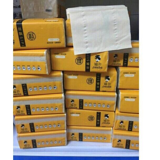 SP000768 GIẤY ĂN GẤU TRÚC SIÊU DAI 300 TỜ/ GÓI