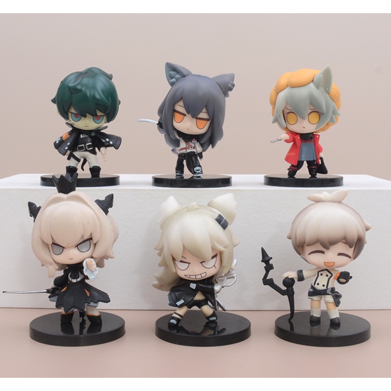 Bộ 6 Mô Hình Đồ Chơi Nhân Vật Anime Arknights