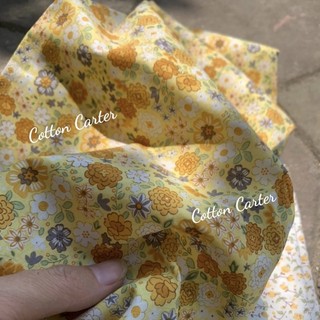 Vải thô cotton may váy đầm cho bé
