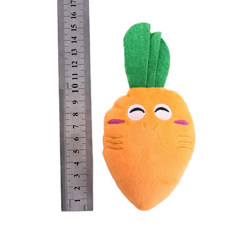 AUGUSTINA Củ Cà Rốt Nhồi Bông Dễ Thương Cho Thú Cưng