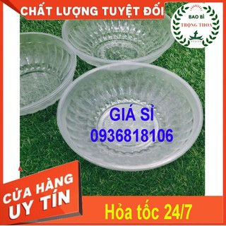Combo 50 Tô Nhựa 17×6cm dùng 1 Lần, nhựa PP an toàn.