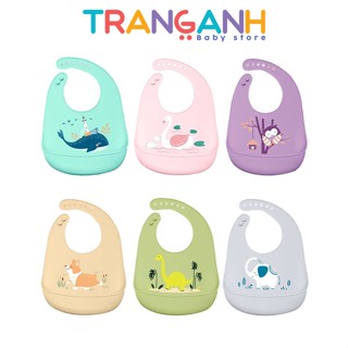 Yếm máng silicon cho bé