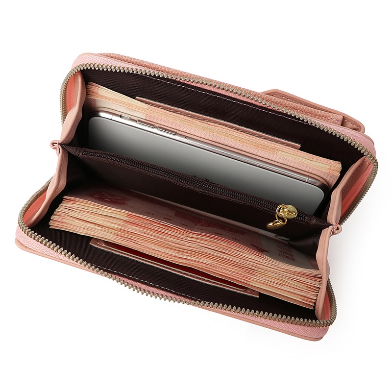 Ielgy Túi Đeo Chéo Đựng Điện Thoại Đa Năng Họa Tiết Da Rắn Dạng Dọc Có Khóa Kéo Cho Nữ