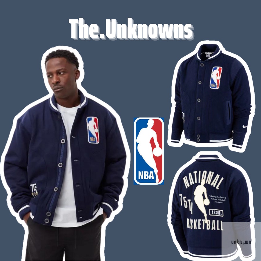 [High Quaility]-Áo Khoác Jacket -N!KETEAM 31 COURTSIDE DESTROYER,Áo Varsity N!ke trần bông cao cấp