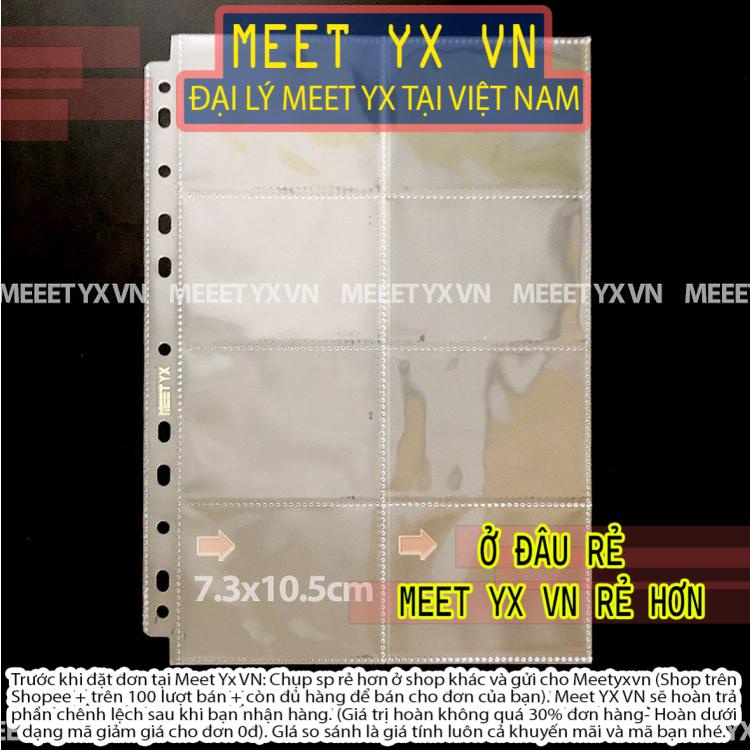 SHEET MEET YX 8 Ô POLA LỚN 7X10CM CHO BÌA A4 (11 LỖ)