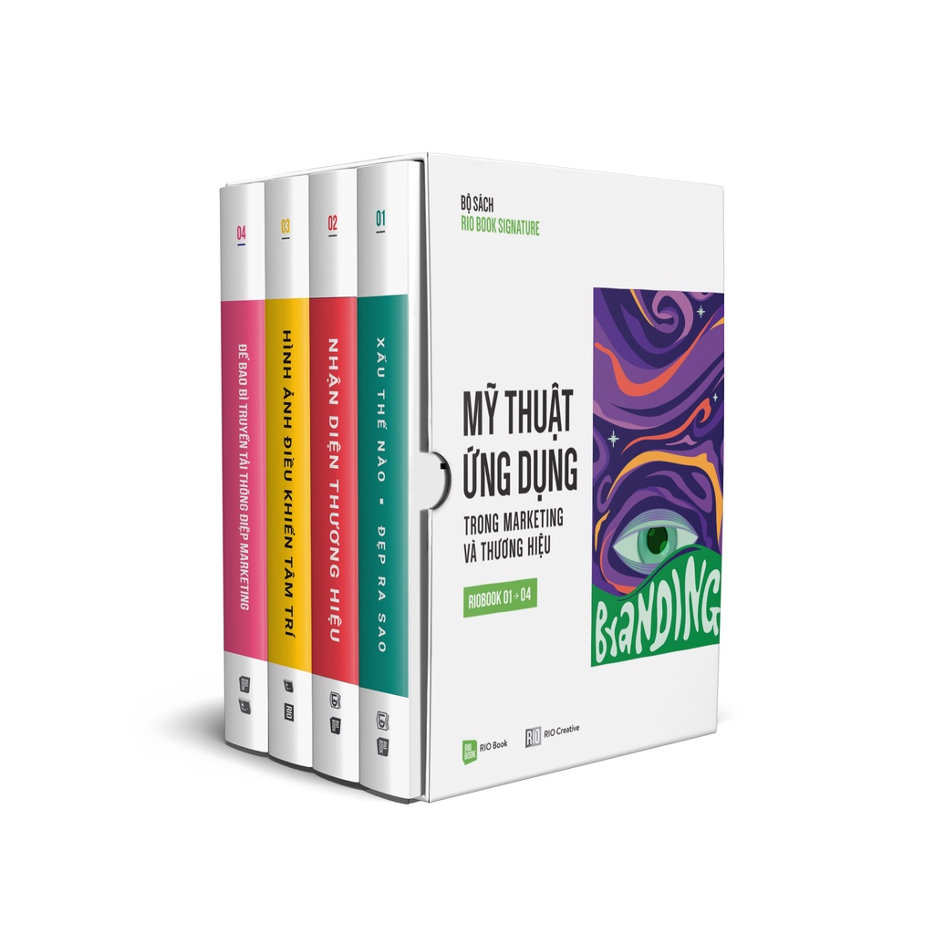 Sách - Combo RIO Book Signature - Mỹ thuật ứng dụng trong Marketing và Thương hiệu