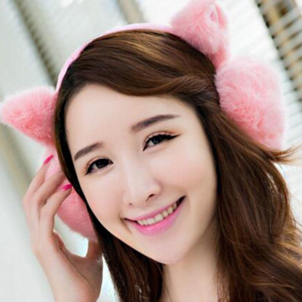 Osier1 Chụp Tai Phối Lông Mềm Mại Giữ Ấm Cho Nữ