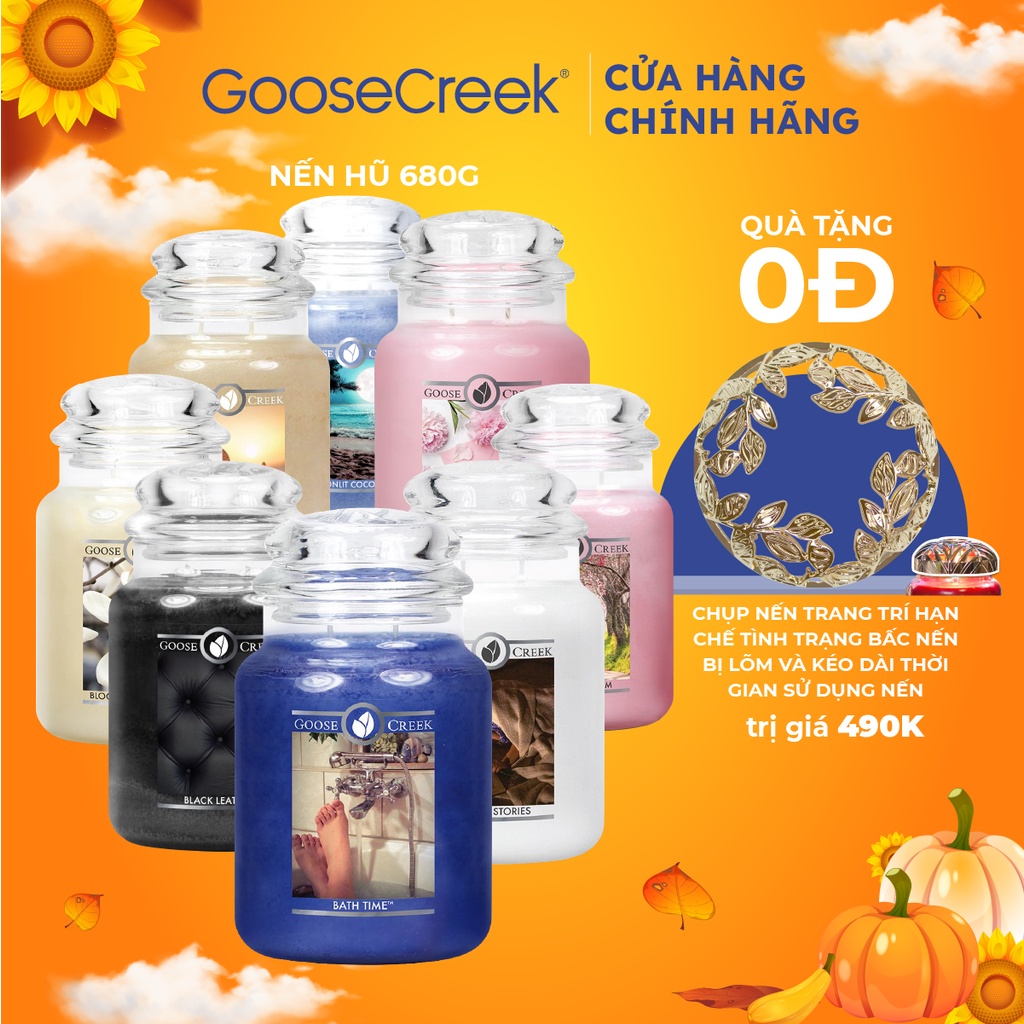 Nến hũ Goose Creek 24oz - 680g - Nhiều mùi hương