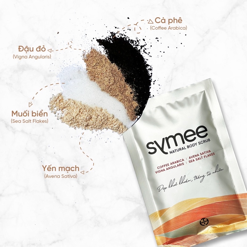 Kem dưỡng sáng da Symee Whitening Body Cream tặng 1 tẩy tế bào chết Symee Natural Body Scrub
