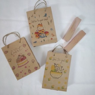 Túi giấy mini vintage size 12*9*3 - Tiệm mini