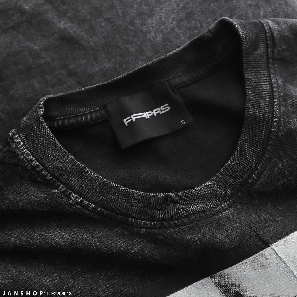 Áo thun ba lỗ, áo tanktop form Suông, thiết kế hình khá chơi bời phá cách cùng chất liệu vải wash bụi bặm, form ngang