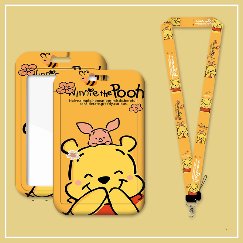 Dây đeo thẻ tên / Thẻ Học Sinh / Làm Việc Hoạt Hình D Y Eo Th T N / Hoạt Hình Gấu Pooh