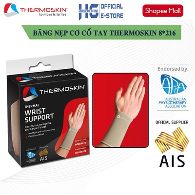 Băng nẹp cơ cổ tay giúp bảo vệ và hỗ trợ các cơ mềm quanh cổ tay và cánh tay trước THERMOSKIN