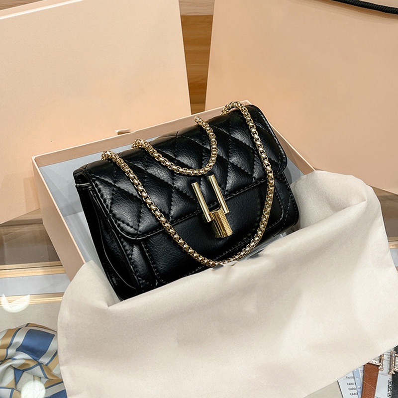 Túi xách IELGY dây xích hình thoi nhỏ thời trang cho nữ