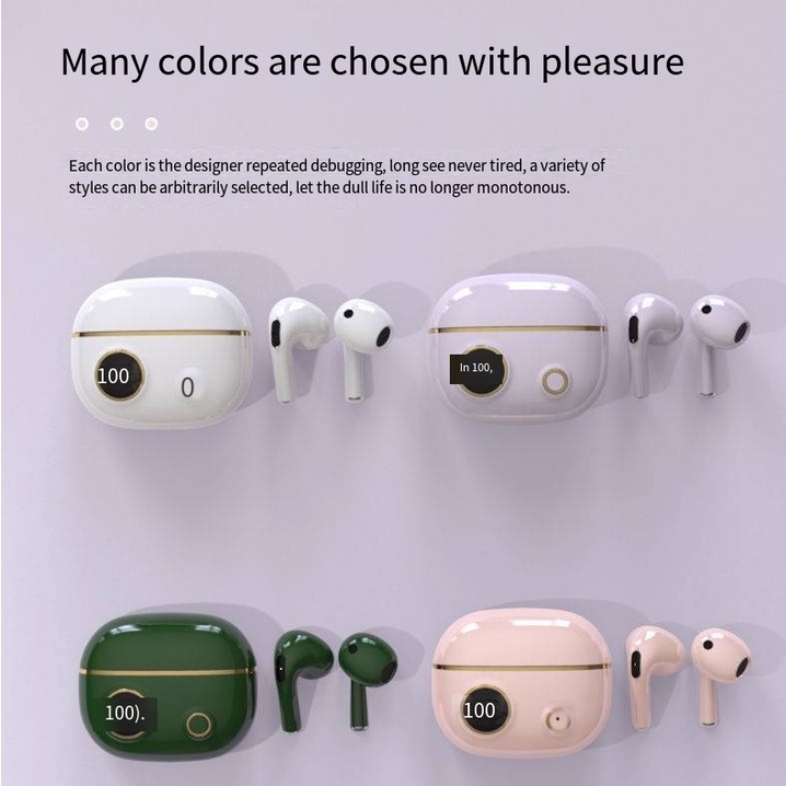 Tai Nghe bluetooth Không Dây mini Chất Lượng Cao Giảm Tiếng Ồn Cho Nam Nữ Xiaomi Huawei OPPO vivo