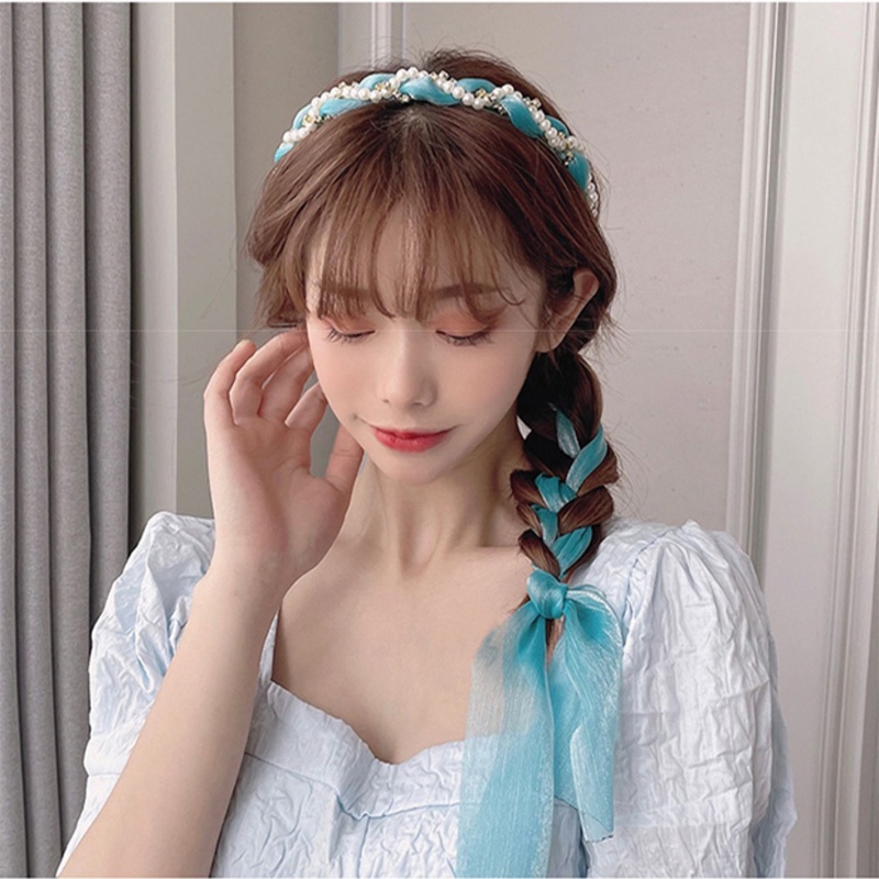 Khăn Quàng Cổ Đính Hoa Và Ngọc Trai Giả Thời Trang Pháp 2022