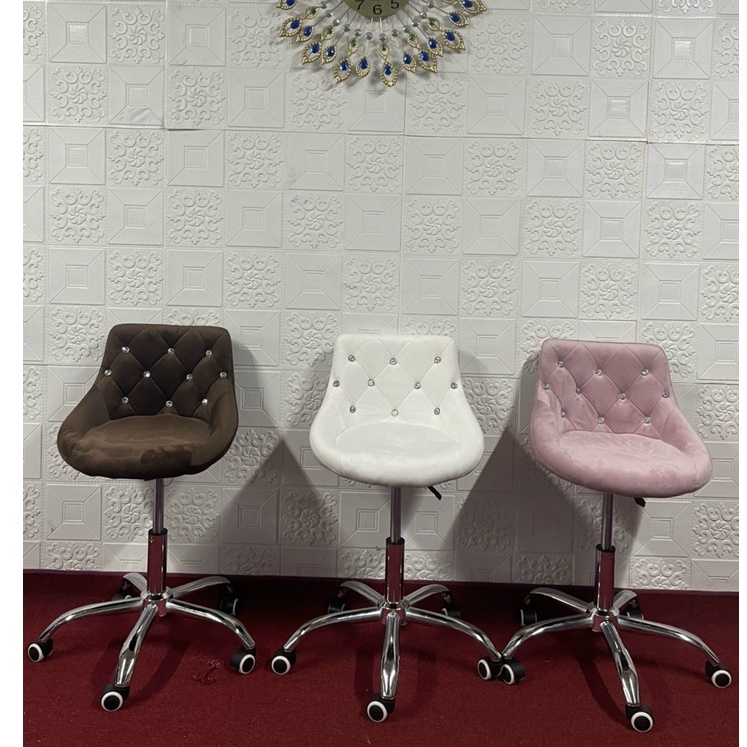 Ghế Quầy Bar Cao Cấp, Ghế Văn Phòng, Ghế Trang Điểm Makeup Xoay Có Bánh Xe