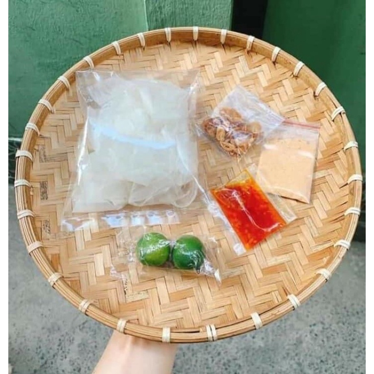 1 bịch bánh tráng rìa phơi sương sate