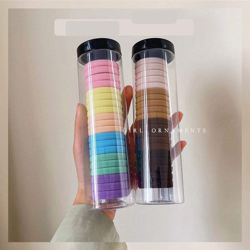 Dây Buộc Tóc Cao Su Co Giãn Bọc Da Thời Trang Mùa Hè 2022