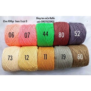 Sợi cotton vn 1mm ( loại 1)