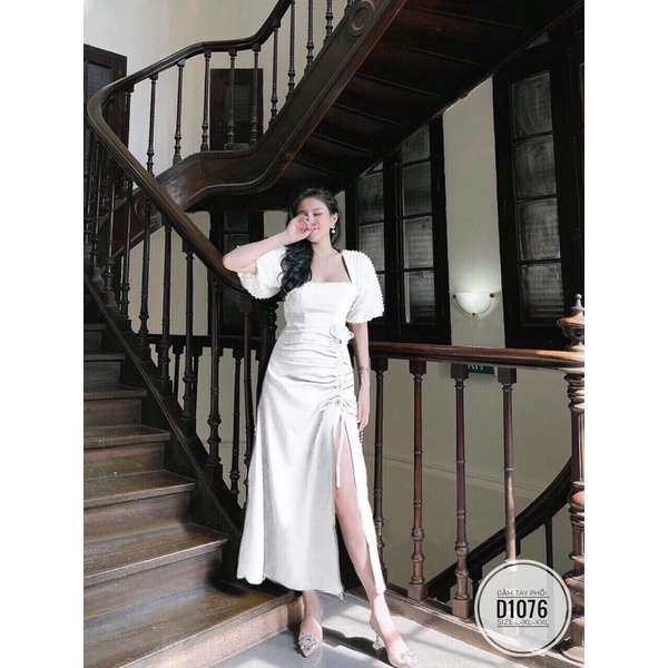 🚩BIGSIZE RIN HEO🚩 ĐẦM TIỂU THƯ XẺ TÀ RÚT ♥️