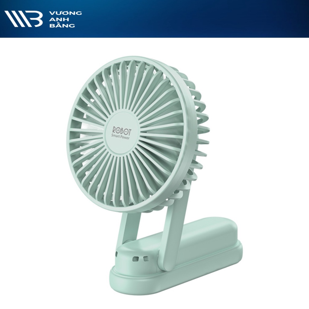 Quạt USB Mini Cầm tay/Để bàn ROBOT RT-BF11 Green - Hàng Chính Hãng