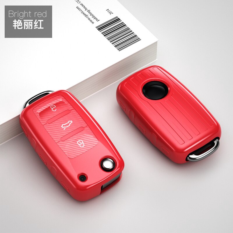 Vỏ Bảo Vệ Chìa Khóa Xe Hơi Volkswagen VW Passat Golf 6 Jetta Bora Polo Sagitar Tiguan Lavida Santana Touran C-Rek