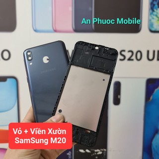 Nắp lưng + bracket điện thoại samsung m20