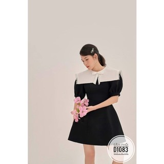 Bigsize Đầm phối cổ nơ D1083