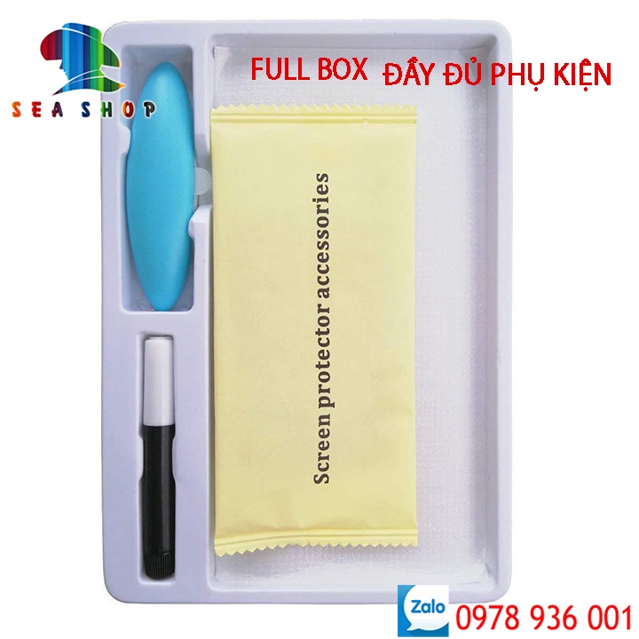 [FULL BOX] Kính cường lực UV Huawei P30 Pro, P40 Pro, Nova 3e,Mate 20 Pro, 30 Pro - Full màn - chức năng mở khóa vân tay