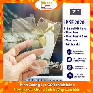 Bộ 2 Kính cường lực iPhone SE 2020 Full màn hãng Gor cao cấp (Tặng mã freeship toàn quốc)