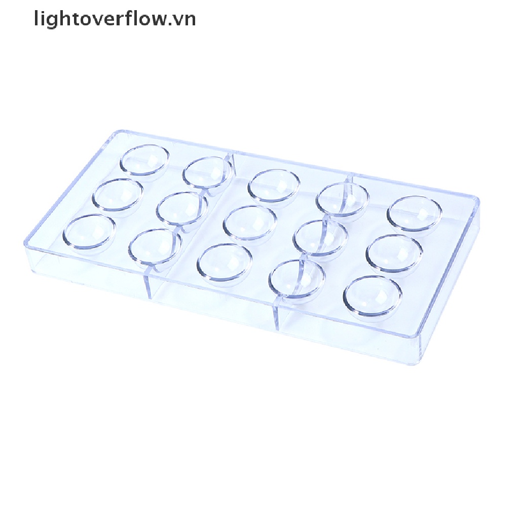 Khuôn Làm Bánh / Sô Cô La Hình Cầu 3D Bằng Polycarbonate Dày Dặn Tiện Dụng