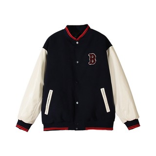 Varsity jacket mlb ny hoạ tiết thêu - áo khoác phong cách nam, nữ