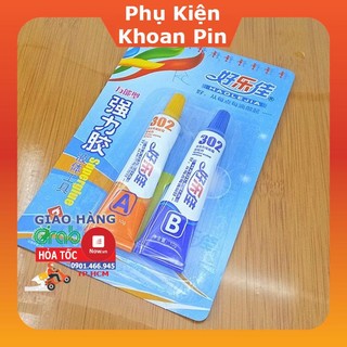 Keo AB khô cứng trắng đục 302 phukienkhoanpin.com