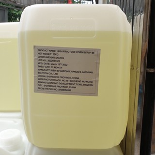 Đường nước can nhựa 25kg/High Fructose Corn Syrup 55% can 25kg Đường bắp