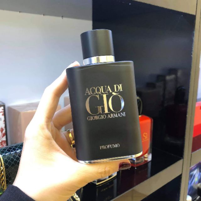 Nước hoa nam dầu thơm nam tính Giò Đen Aqua Di Gio Profumo 100ml lưu hương lâu mạnh mẽ cuốn hút - Shin Shop