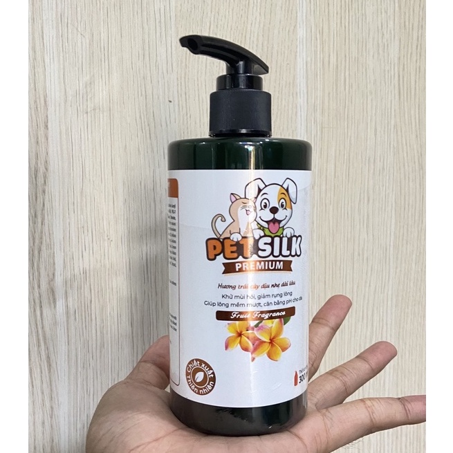 Sữa tắm chó mèo petsilk | sữa tắm premium petsilk mềm mượt