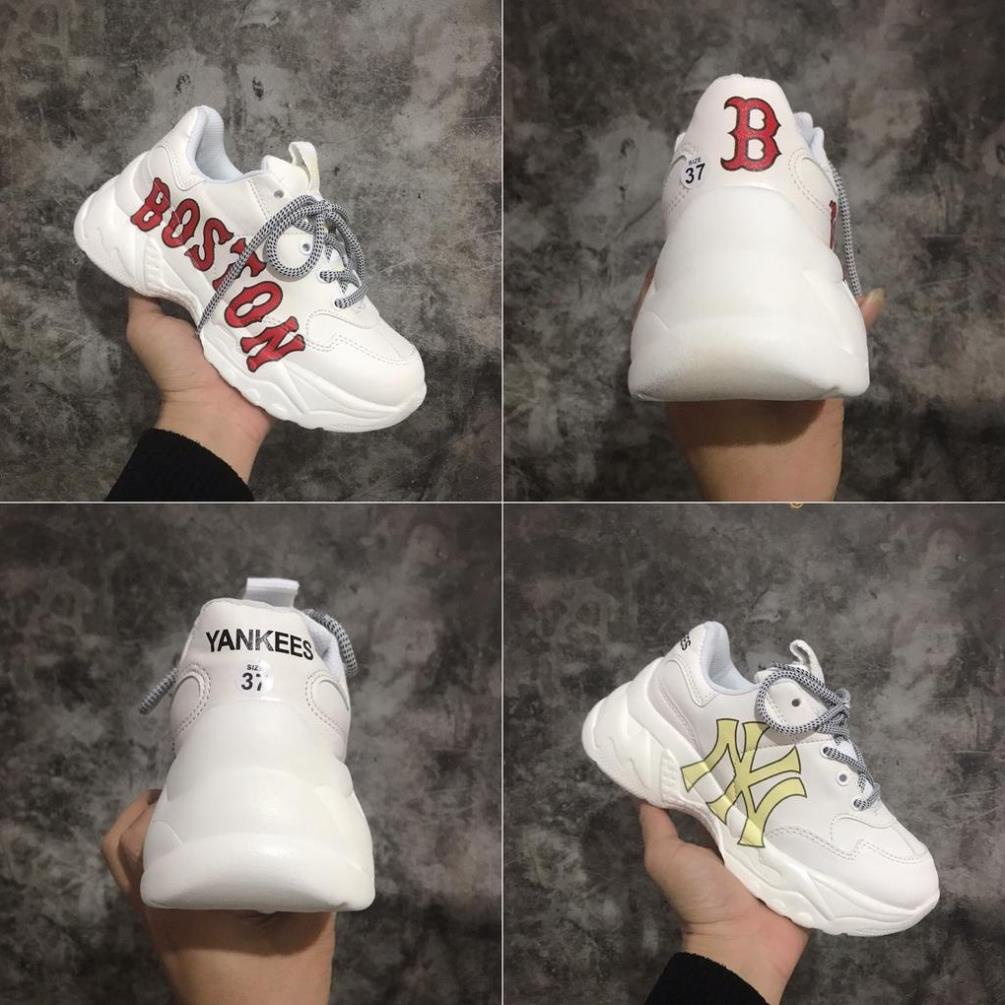 Giày Độn Đế MLB các màu Ny Boston Hot Trend thể thao sneaker, hàng Full box Full bill