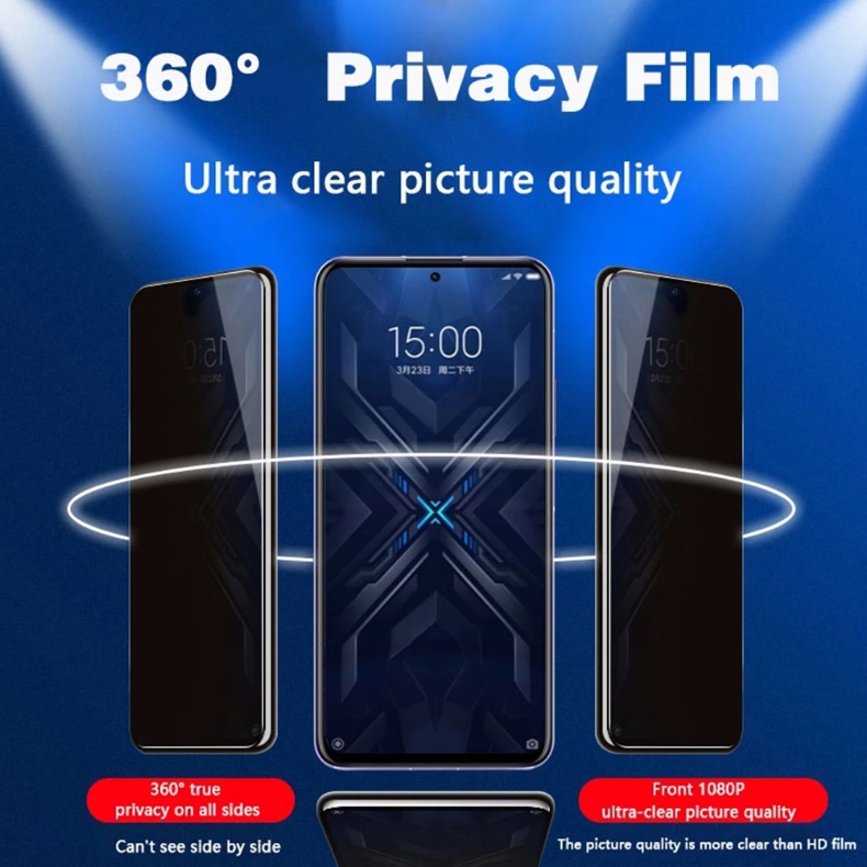 Kính Cường Lực Chống Nhìn Trộm Cho Realme 9 8 7 Pro Plus 9i 8i 7i 4G 5G Realme9 Realme8 Realme7 Pro +